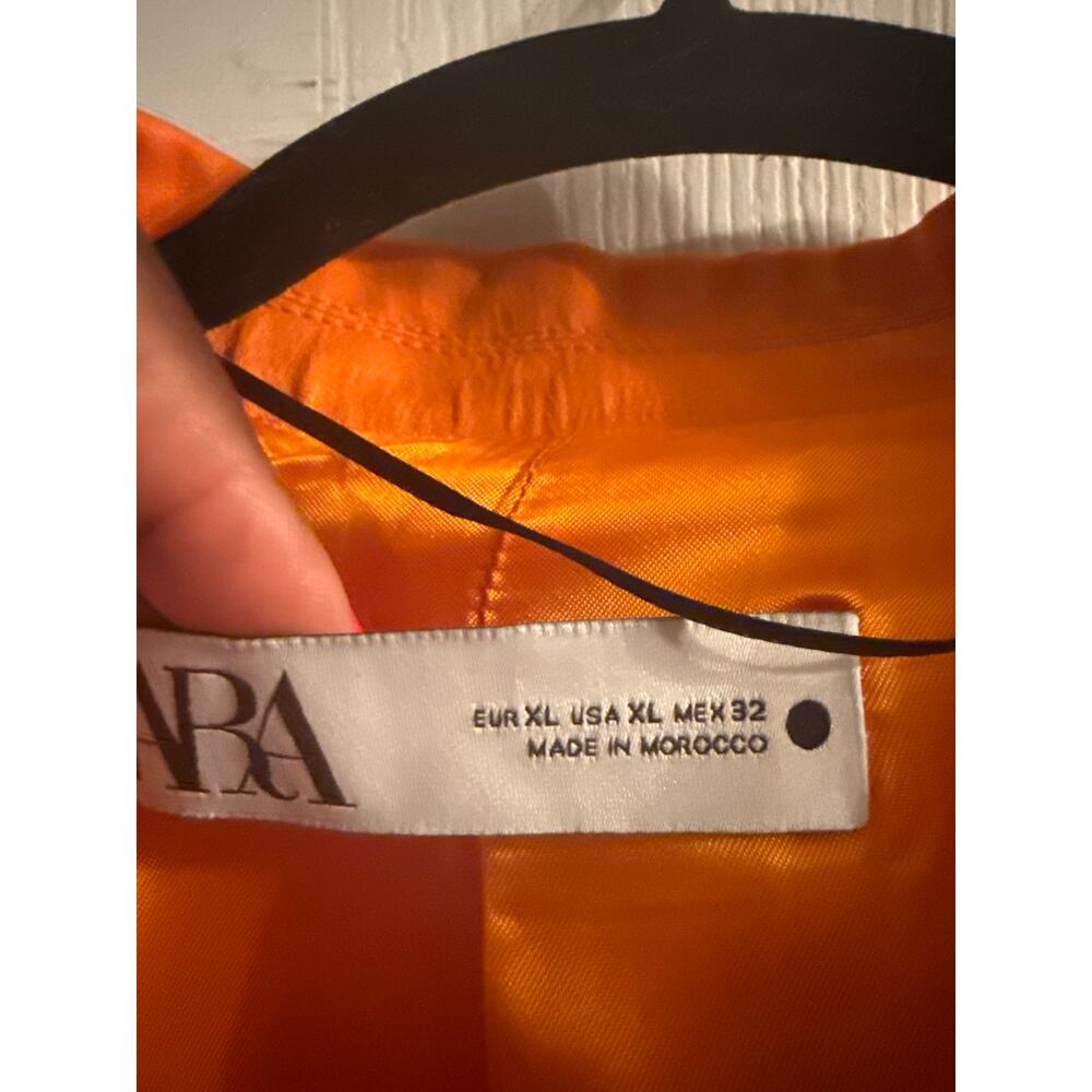 Zara Limited Edition Straight Blazer Jacket With Removable Feathers XL - Picture 4 of 5